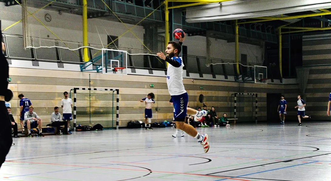 Christian Klopf beim Handball