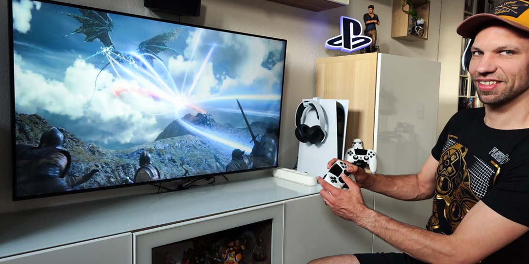 Marcel Benedix spielt auf der PS5